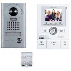 KIT INTERPHONE VIDEO COUL 170° MEMOIRE IMAGE/ ZOOM SAILLIE ANTIVANDAL