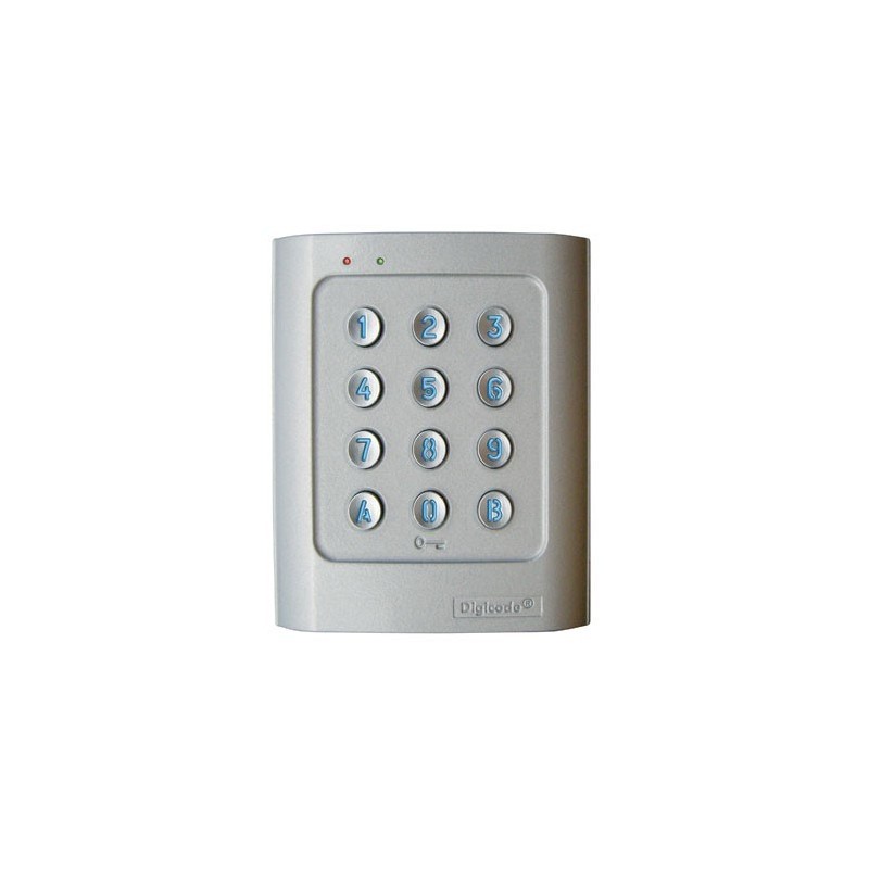 DIGICODE ALLIAGE ALUMINIUM 100 CODES 2 RELAIS