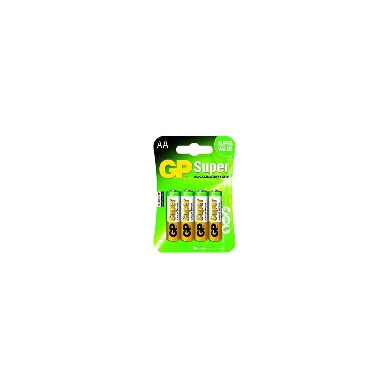 BLISTER 4 PILES 1,5V ALCALINE
