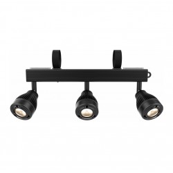 BARRE DE 3 SPOTS DE 5W BLANC CHAUD 4000°K SUR BATTERRIE