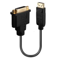 ADAPTATEUR DISPLAY PORT MALE VERS DVI-D FEMELLE