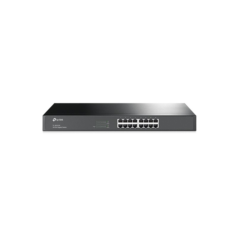 SWITCH 16 PORTS RJ45 10/100/1000Mbps RACKABLE