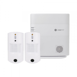 KIT ALARME SS FILS CENTRAL IP/4G 2 DETECTEUR PIRCAM