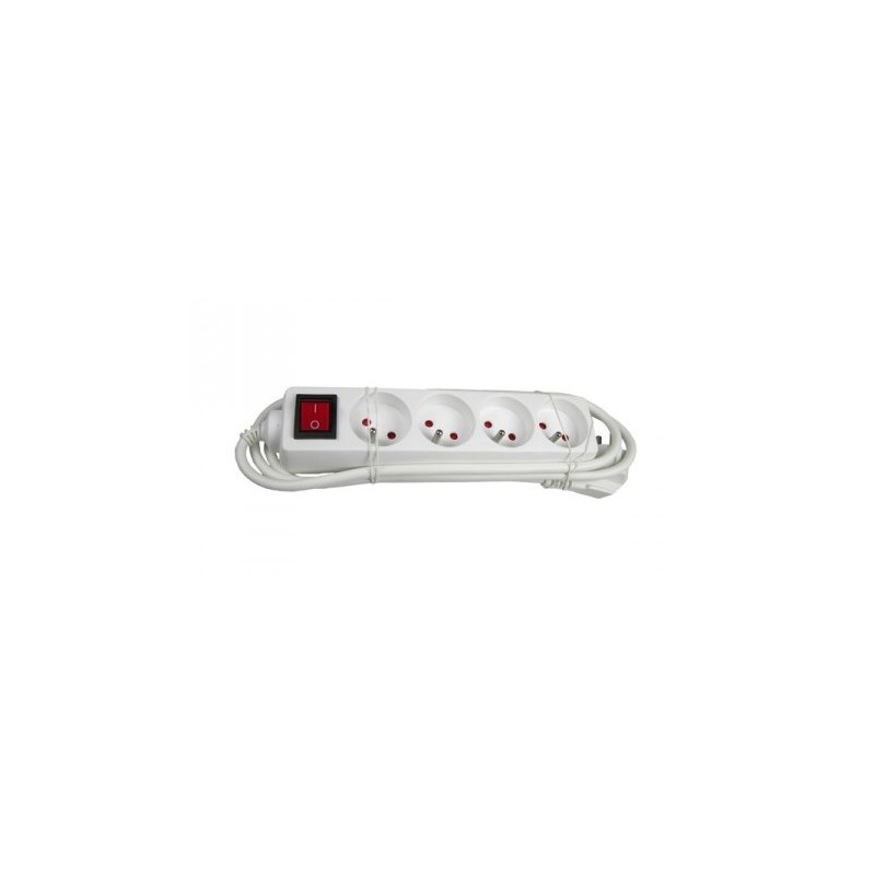 BLOC ELECTRIQUE 4 PRISES + INTER