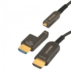 CORDON HDMI FIBRE OPTIQUE MALE/MALE 30m 4K60 UHD