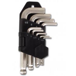 JEU DE 9 CLES ALLEN 1,5/2/2,5/3/4/5/6/8/10mm