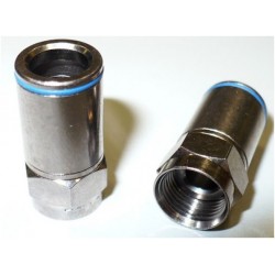 FICHES F MALES A COMPRESSION SANS OUTIL 6.8mm (BOITE DE 50)