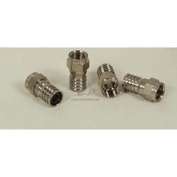 CONNECTEUR F A SERTIR POUR CABLE CAVEL (BOITE DE 100)