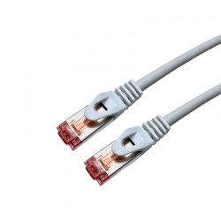 CORDON RJ45 CAT6a SSTP BLANC 10m LSOH