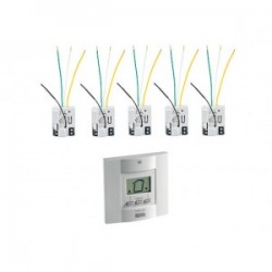 PACK COMMANDE RADIO VOLET ROULANT - 1 INTERRUPTEUR EMETTEUR TYXIA 253