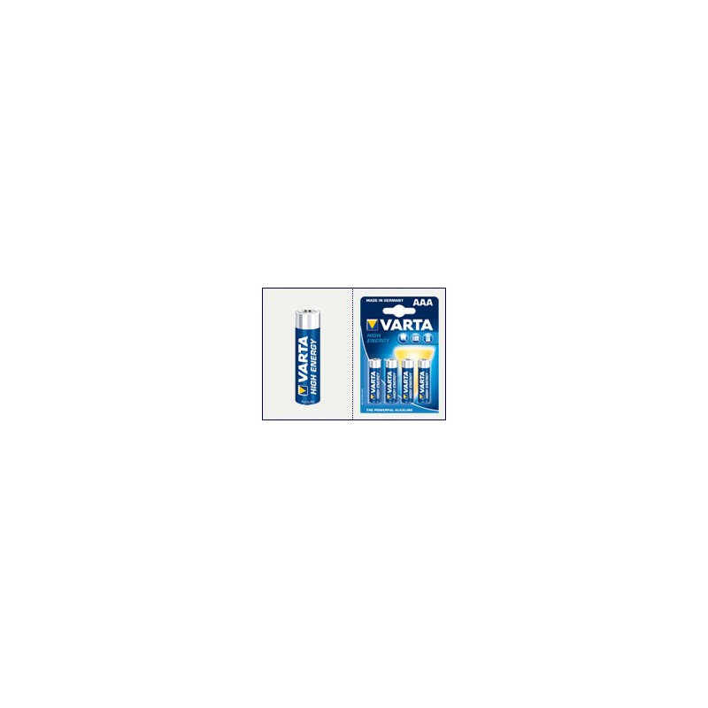 PILES VARTA x4 LR03 HIGH ENERGY