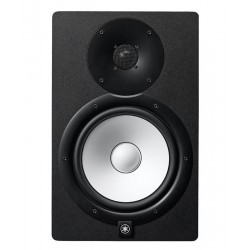 ENCEINTE DE STUDIO NOIRE 2 VOIES BOOMER 8" TWEETER 1" AMPLIFIEE 120W