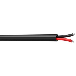 CABLE HP 2x1.5mm NOIR BOBINE DE 100m POUR ERP