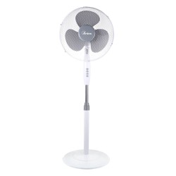 VENTILATEUR BLANC SUR PIED DIAM.40CM