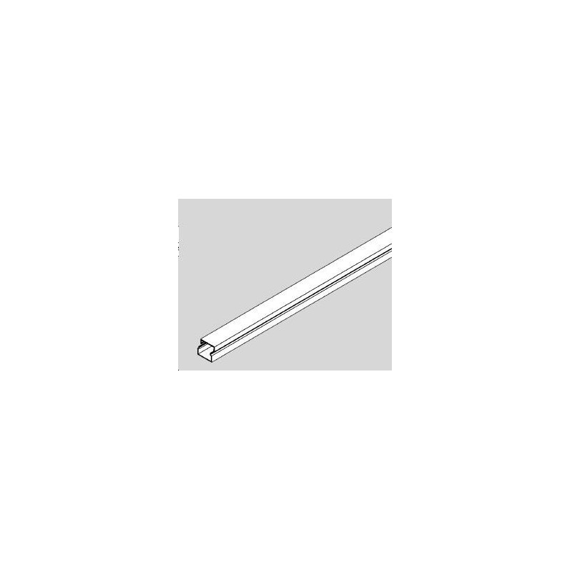 MINI MOULURE PVC 10x20 BLANC (au mètre)