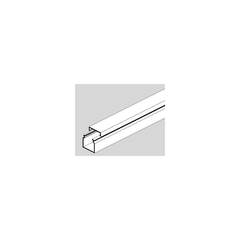 GOULOTTE PVC 40x40 BLANC (au mètre)