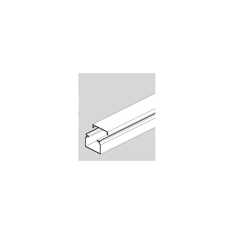 GOULOTTE PVC 40x60 BLANC (au mètre)