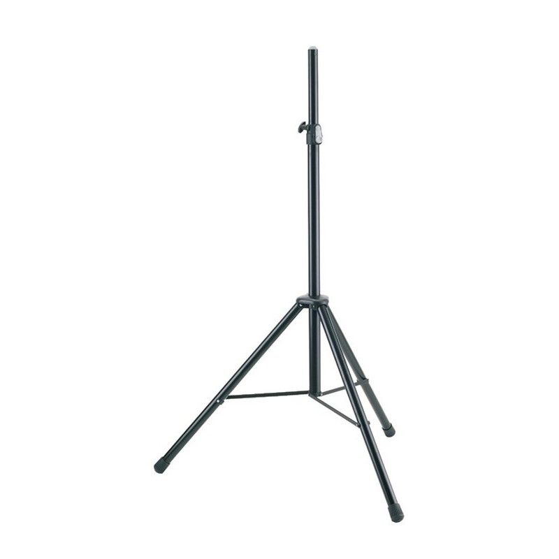 PIED D'ENCEINTE TELESCOPIQUE NOIR EN ACIER 8 POSITIONS MAX.50KG