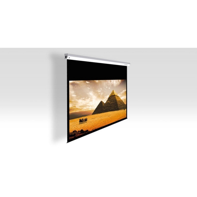 ECRAN ELECTRIQUE 16/9 TLC IMAGE 305x172 BLANC MAT BORDS NOIRS