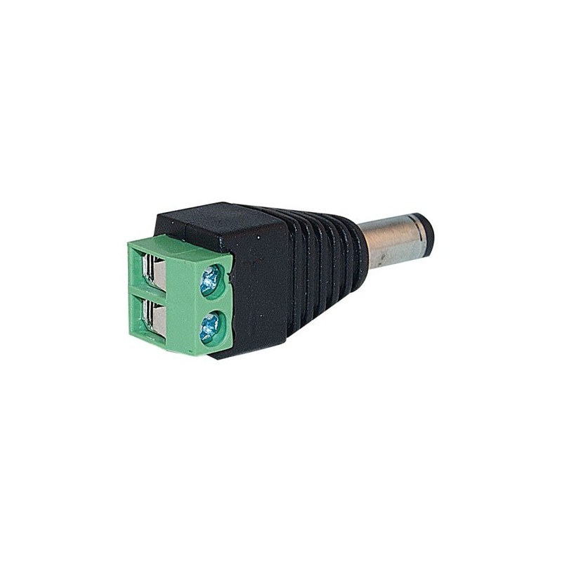 FICHE DC MALE A TERMINAL POUR CAMERA