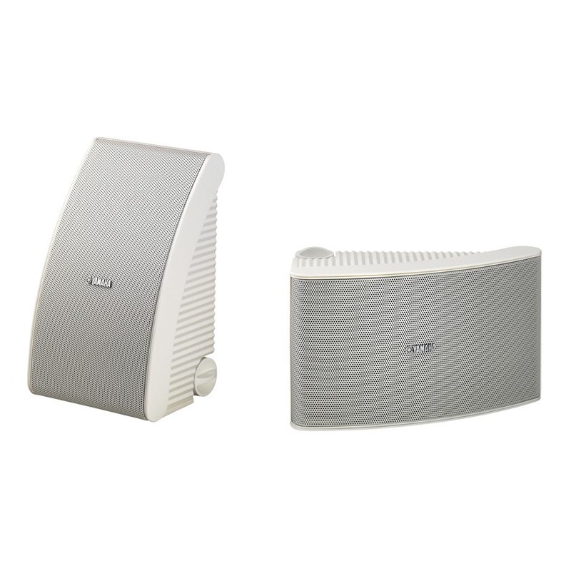 PACK 2 ENCEINTES EXTERIEURES 150W BLANCHES